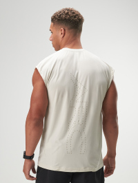 ARC Activewear Performance Cuttoff Tank Cap Sleeve Top T Shirt Gym Workout Muscle Tank