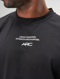 ARC Activewear Oversized Long Sleeve T Shirt Performance Top Gym Workout