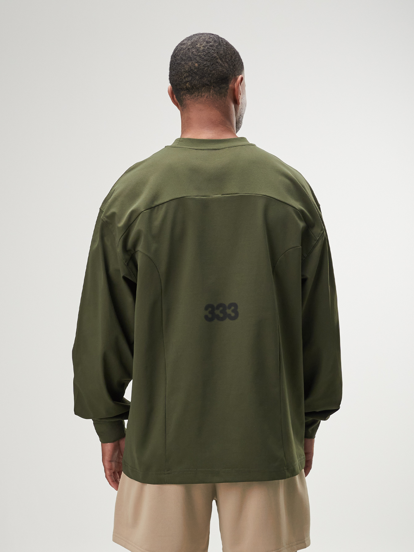 ARC Activewear Oversized Long Sleeve T Shirt Performance Top Gym Workout