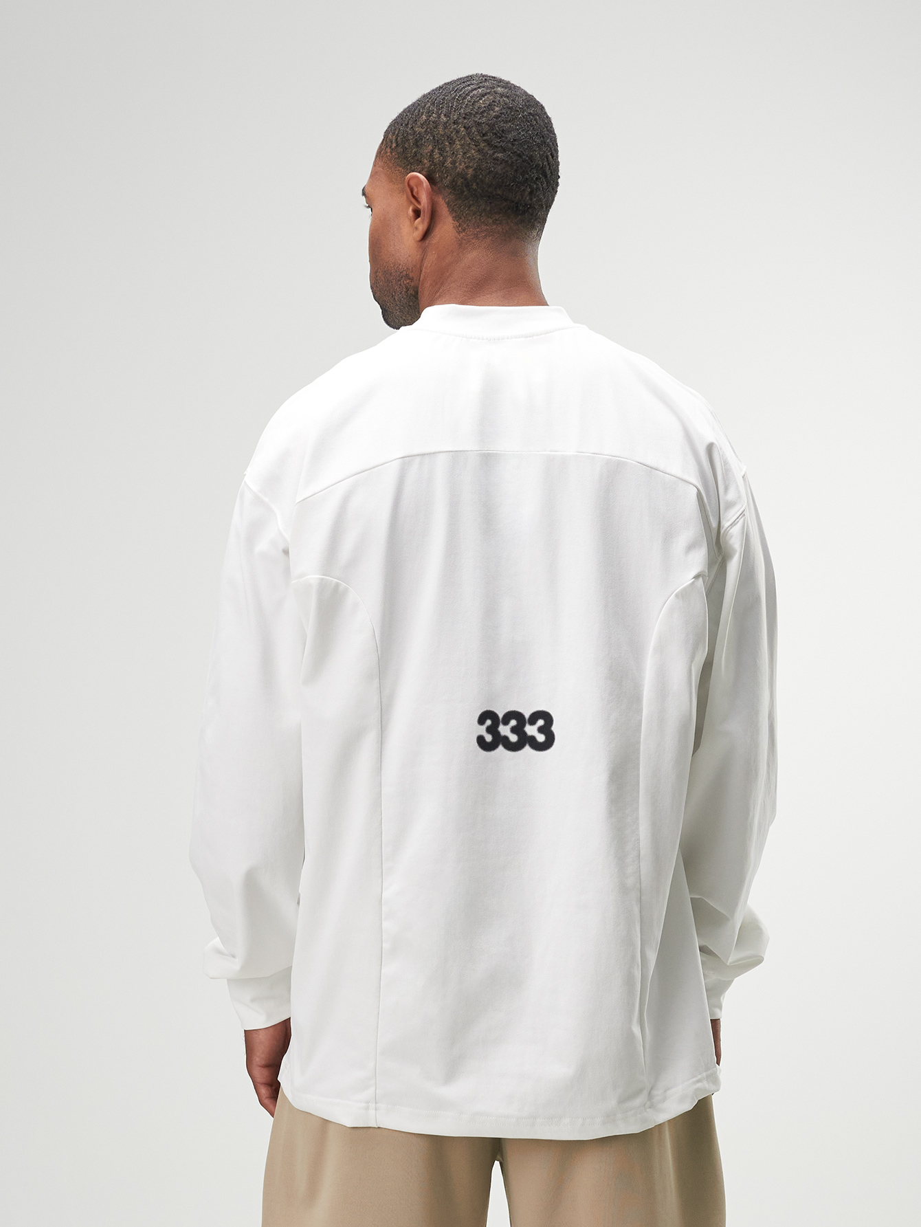 ARC Activewear Oversized Long Sleeve T Shirt Performance Top Gym Workout