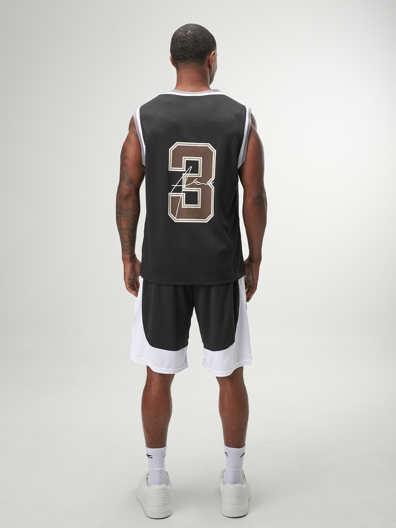 ARC Activewear Performance Cuttoff Tank Cap Sleeve Top T Shirt Gym Workout Muscle Tank Basketball Jersey