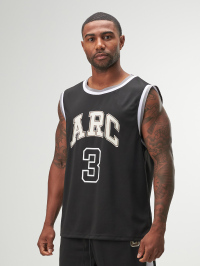 ARC Activewear Performance Cuttoff Tank Cap Sleeve Top T Shirt Gym Workout Muscle Tank Basketball Jersey