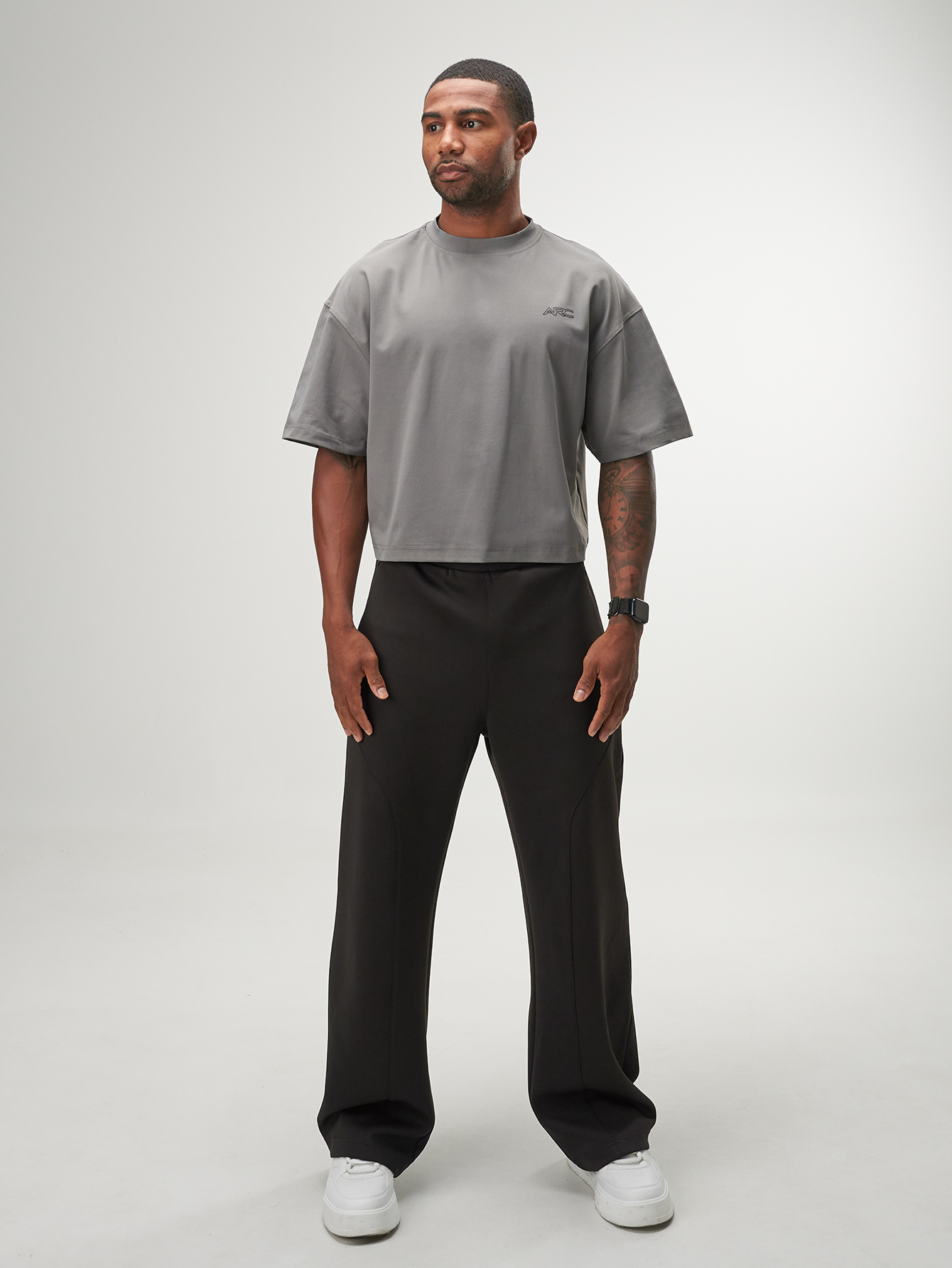 ARC Activewear Oversized T Shirt Performance Top Gym Workout