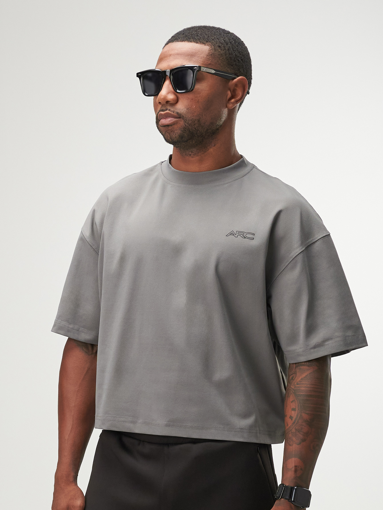 ARC Activewear Oversized T Shirt Performance Top Gym Workout