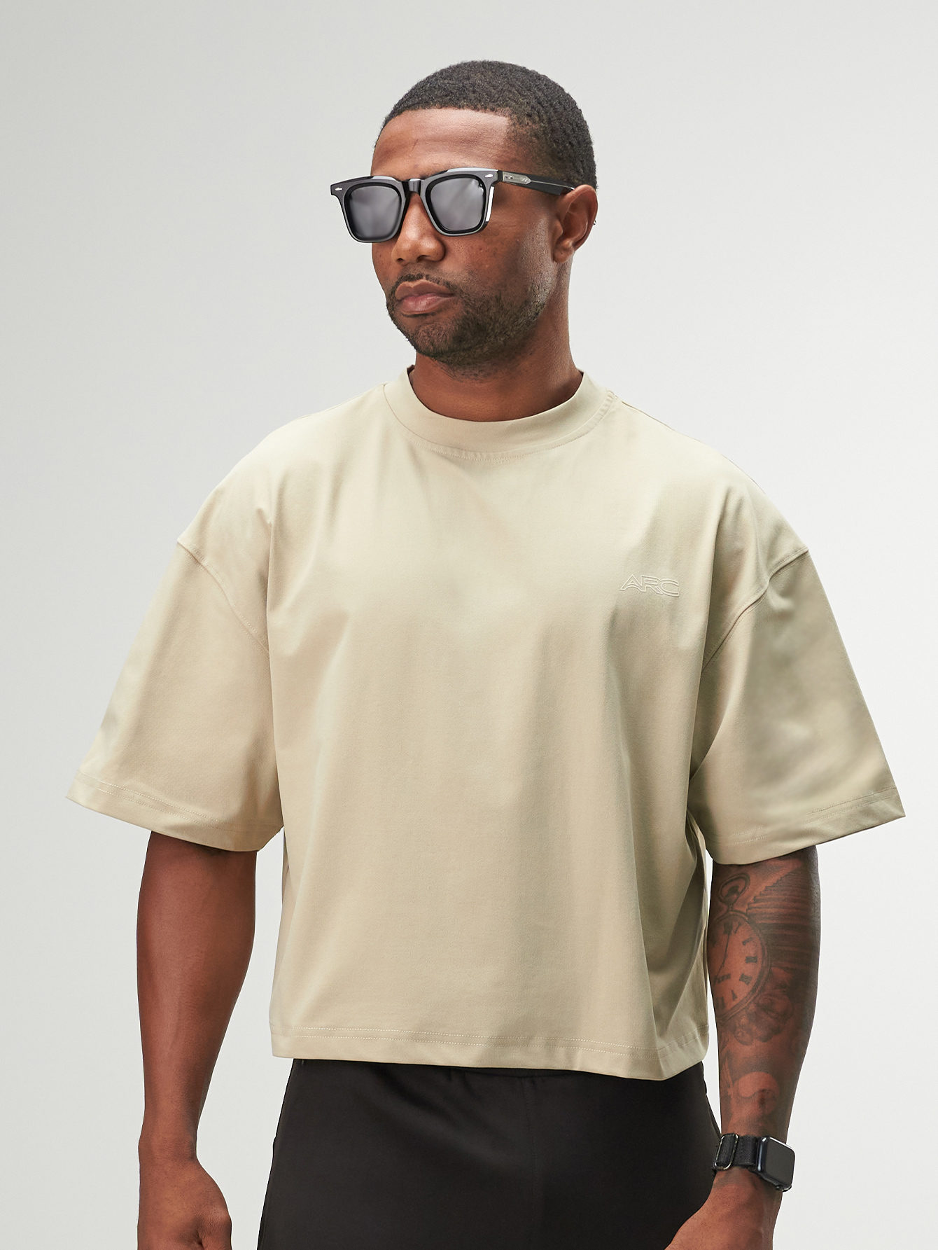 ARC Activewear Oversized T Shirt Performance Top Gym Workout