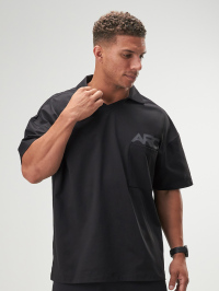 ARC Activewear Oversized Long Sleeve T Shirt Performance Top Gym Workout Jersey Polo