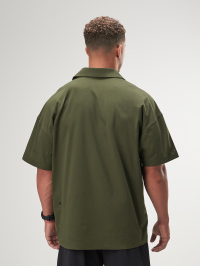 ARC Activewear Oversized Long Sleeve T Shirt Performance Top Gym Workout Jersey Polo