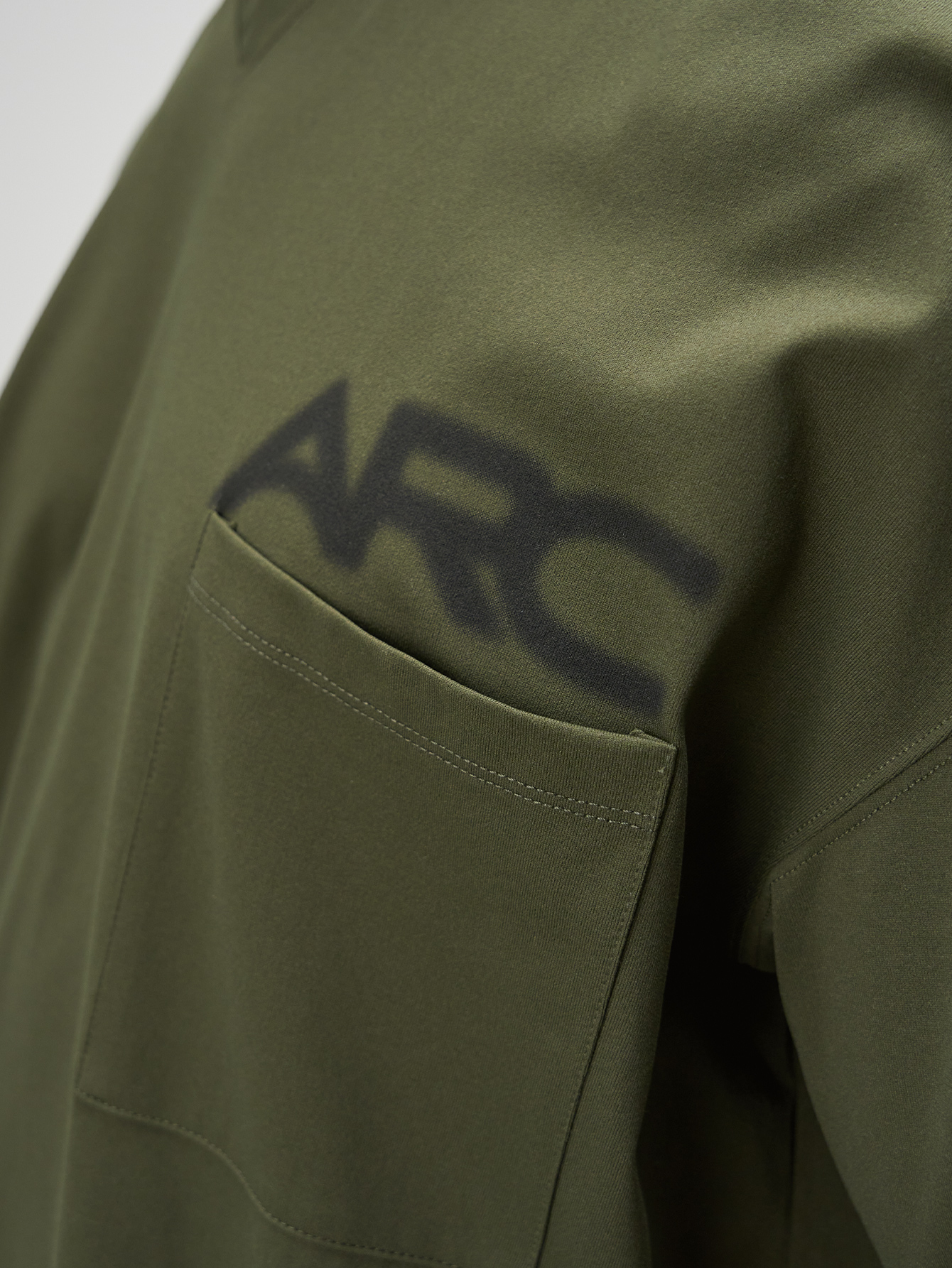 ARC Activewear Oversized Long Sleeve T Shirt Performance Top Gym Workout Jersey Polo