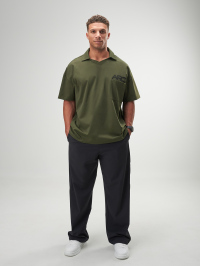 ARC Activewear Oversized Long Sleeve T Shirt Performance Top Gym Workout Jersey Polo