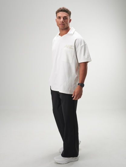 ARC Activewear Oversized Long Sleeve T Shirt Performance Top Gym Workout Jersey Polo