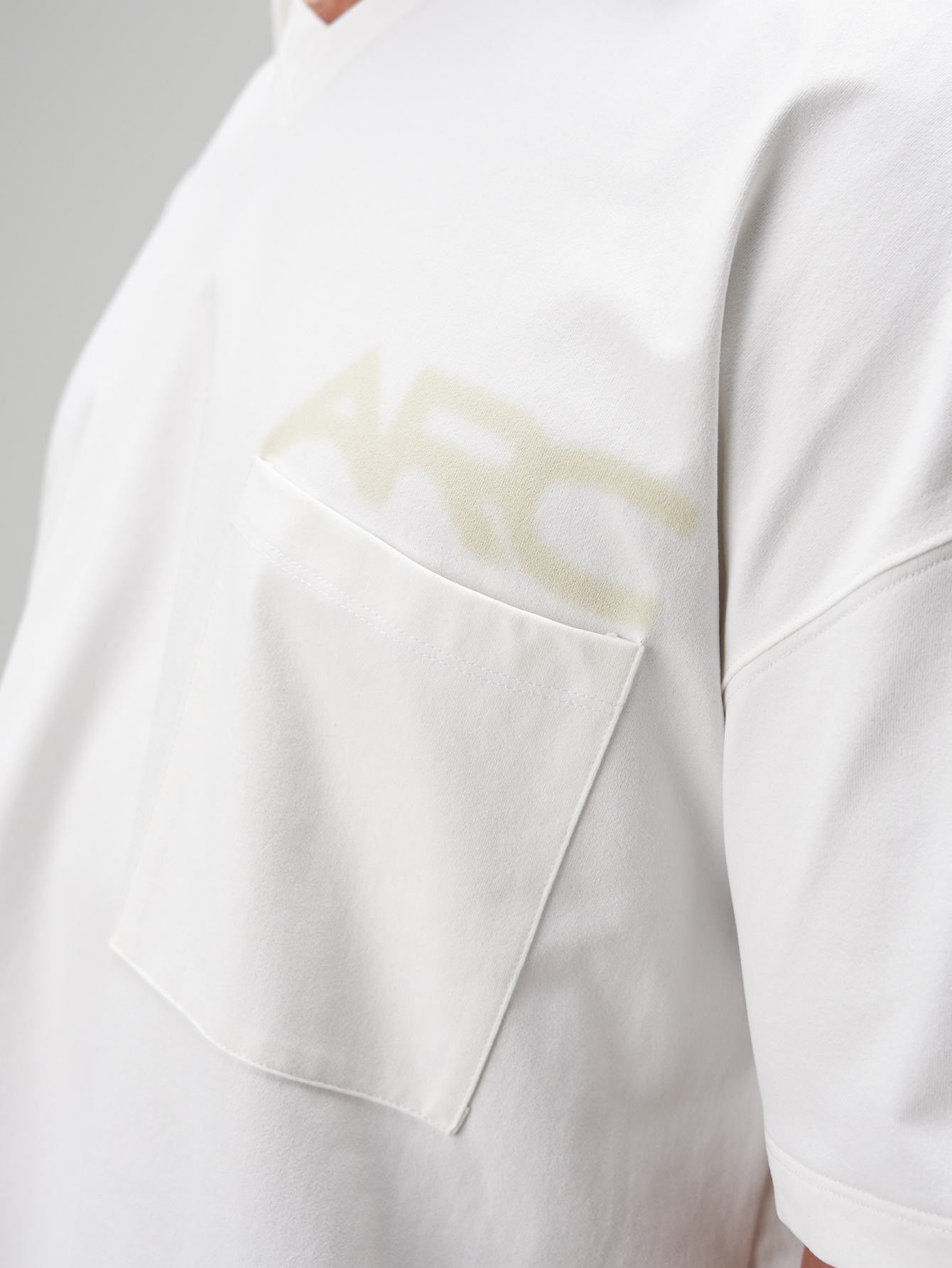 ARC Activewear Oversized Long Sleeve T Shirt Performance Top Gym Workout Jersey Polo