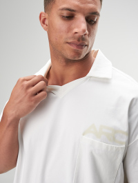 ARC Activewear Oversized Long Sleeve T Shirt Performance Top Gym Workout Jersey Polo