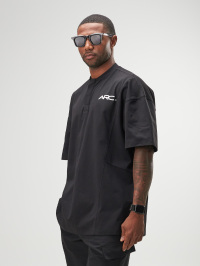 ARC Activewear Boxy Oversized Polo Shirt Performance Top Gym Workout