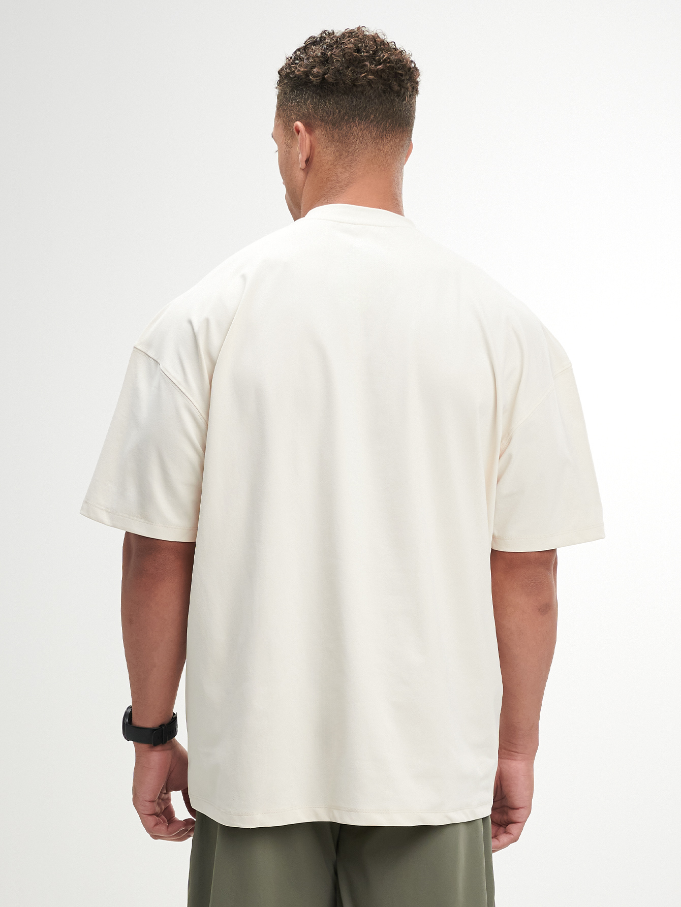 ARC Activewear Boxy Oversized Polo Shirt Performance Top Gym Workout