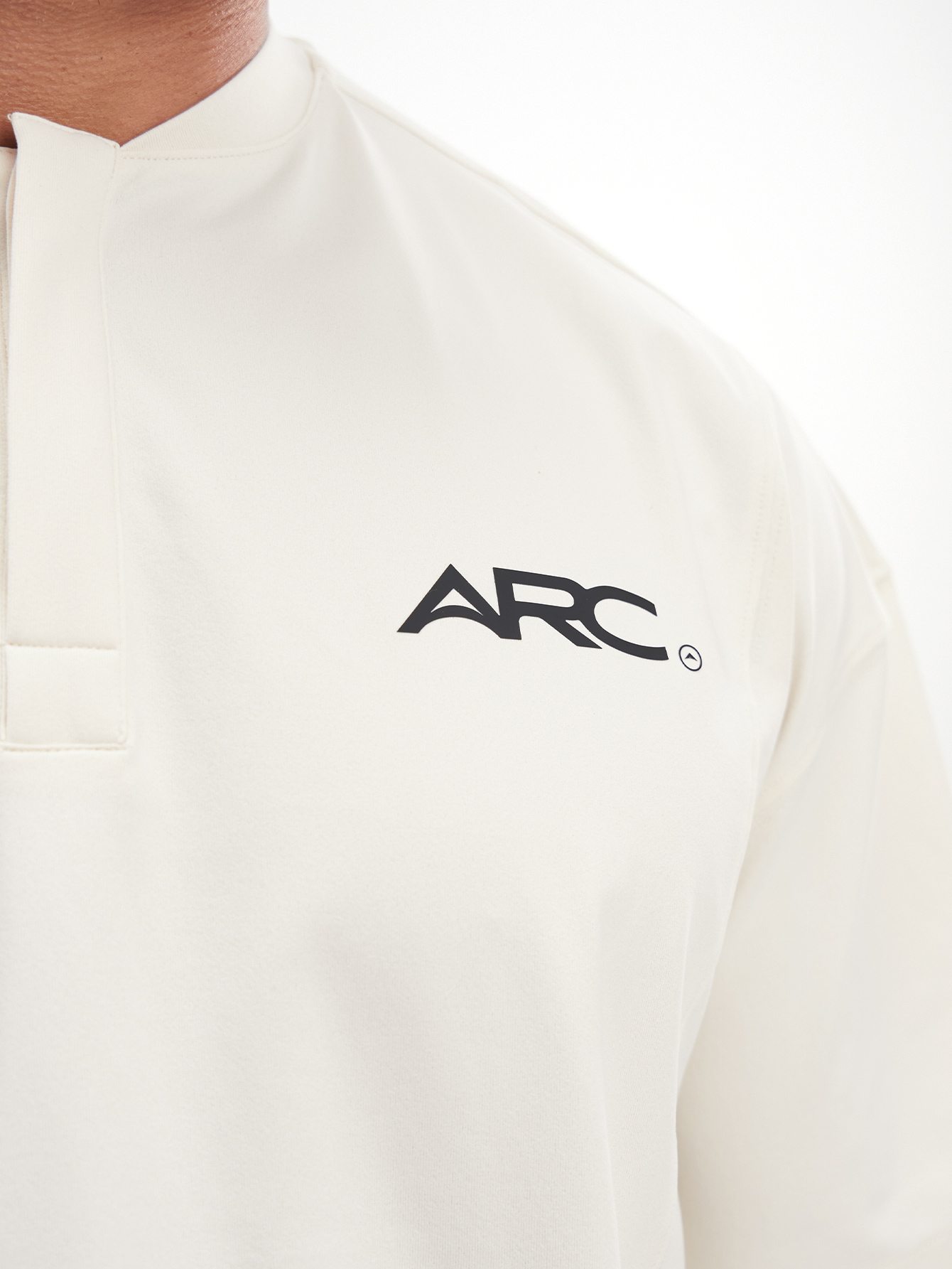 ARC Activewear Boxy Oversized Polo Shirt Performance Top Gym Workout