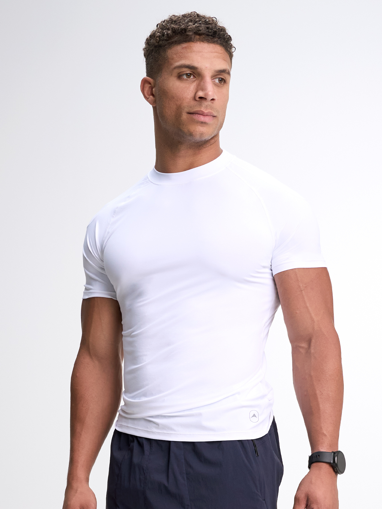 Men's Versatile Raglan Short Sleeve Casual Fitness Workout T-Shirt