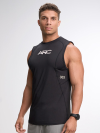 Men's Letter Print Round Neck Casual Versatile Tank Top