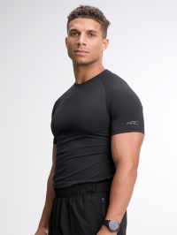 Men's Crew Neck Raglan Short Sleeve Slim Fit Casual Versatile T-Shirt