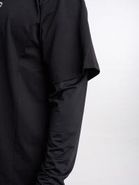 Men's Loose Fit Raglan Sleeve Casual 2 In 1 T-Shirt