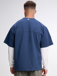 Men's Loose Fit Raglan Sleeve Casual 2 In 1 T-Shirt