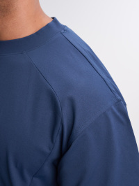 Men's Loose Fit Raglan Sleeve Casual 2 In 1 T-Shirt