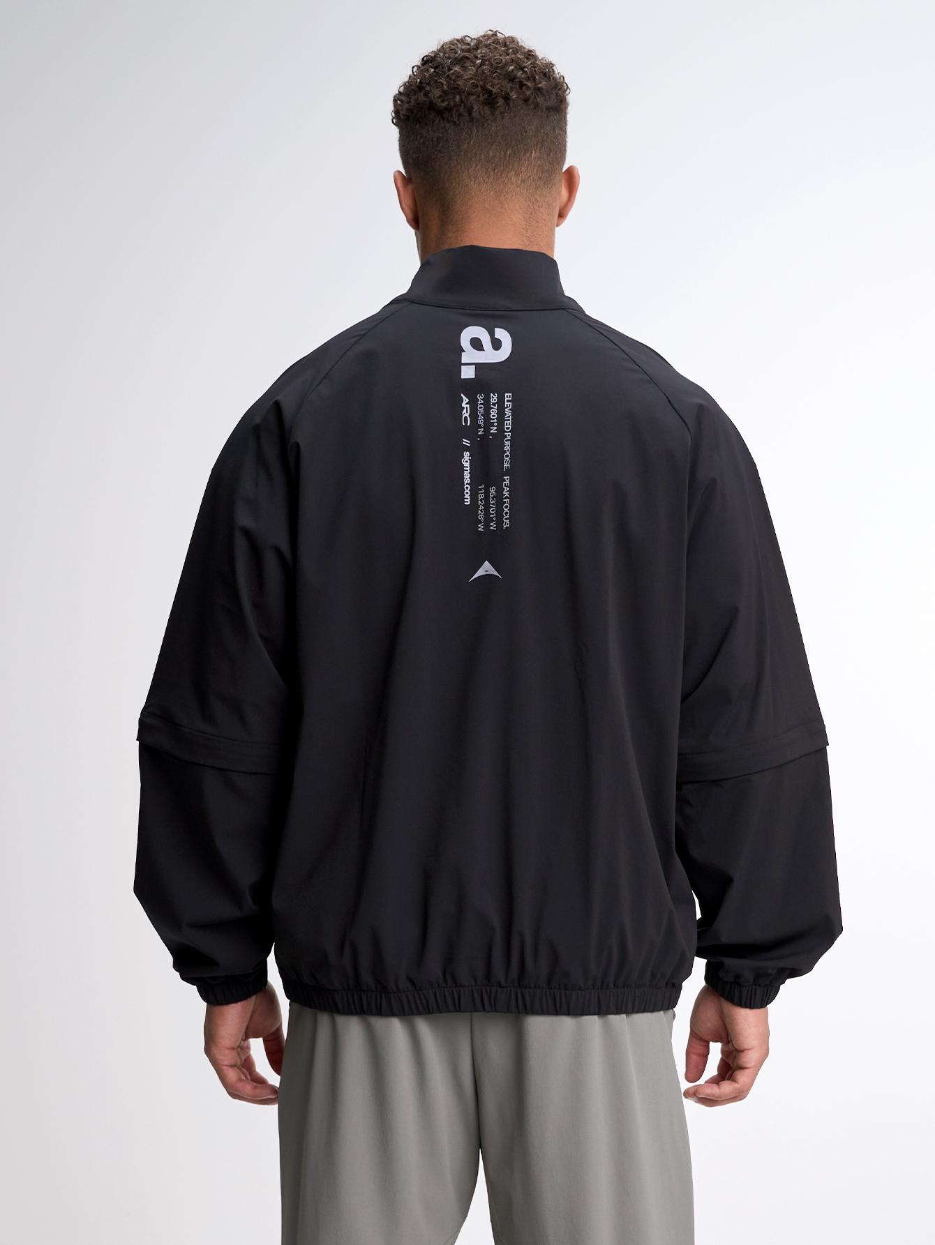 Men's Solid Color Raglan Short Sleeve Zip-Up Casual Shirt