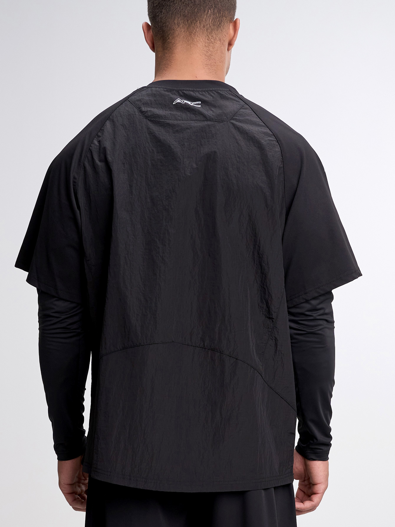 Men's Loose Fit Raglan Sleeve Casual Hybrid T-Shirt