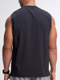 Men's Casual Letter Print Sports Tank Top Versatile Performance Cap Sleeve Running Weightlifting Gym