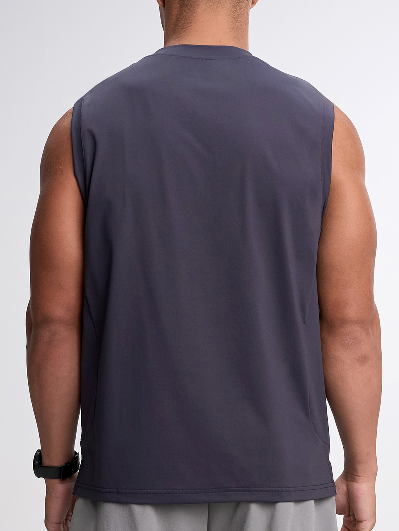 Men's Casual Letter Print Sports Tank Top Versatile Performance Cap Sleeve Running Weightlifting Gym