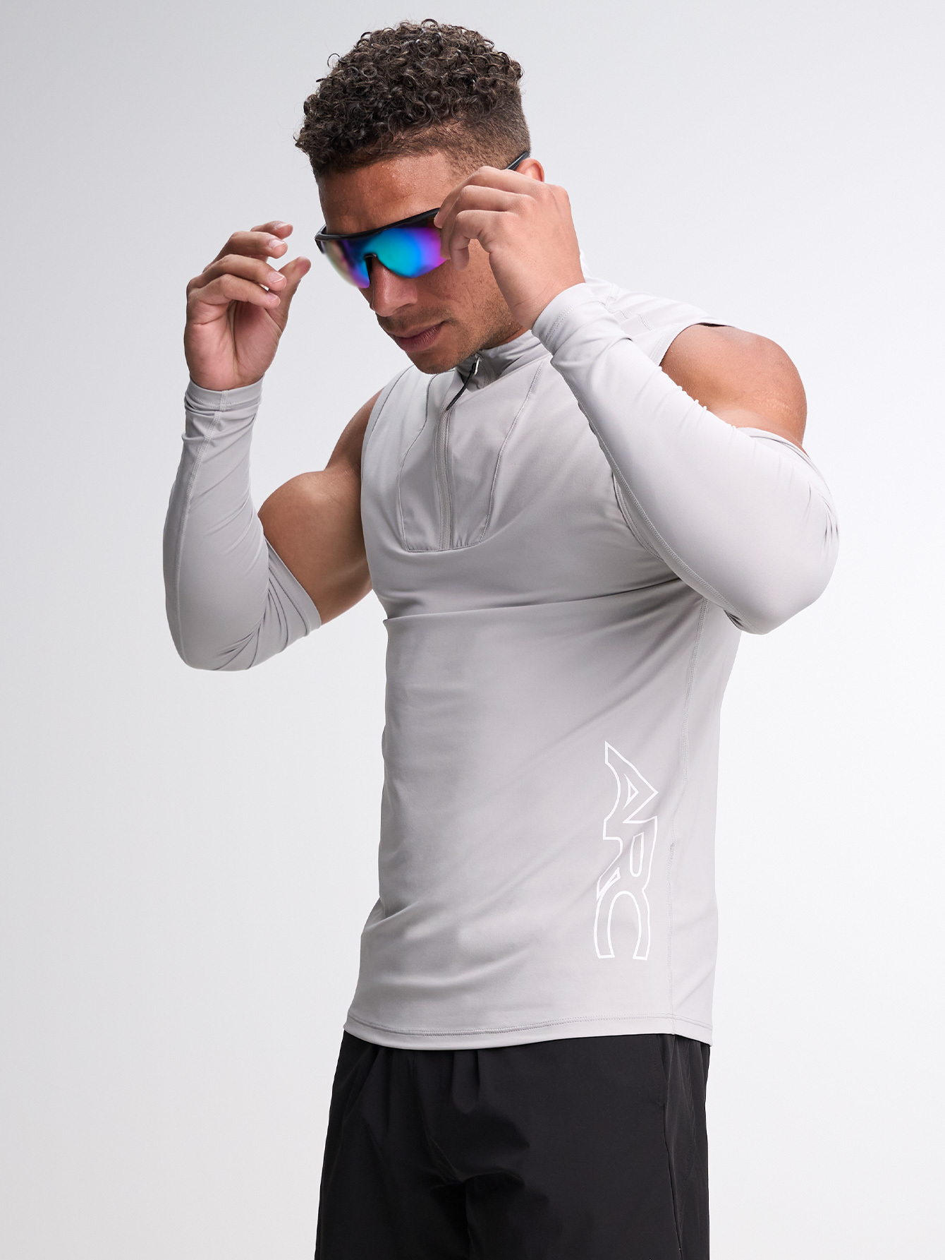 Men's Casual Versatile Letter Print Oversized Sports T-Shirt