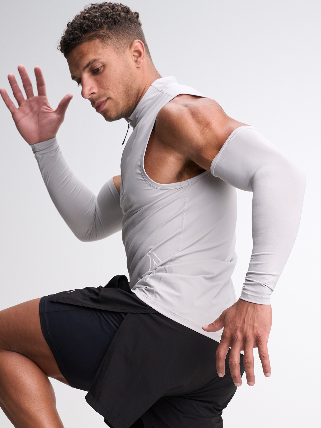 Men's Casual Versatile Letter Print Oversized Sports T-Shirt