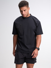 Men's Casual Versatile Letter Print Oversized Sports T-Shirt