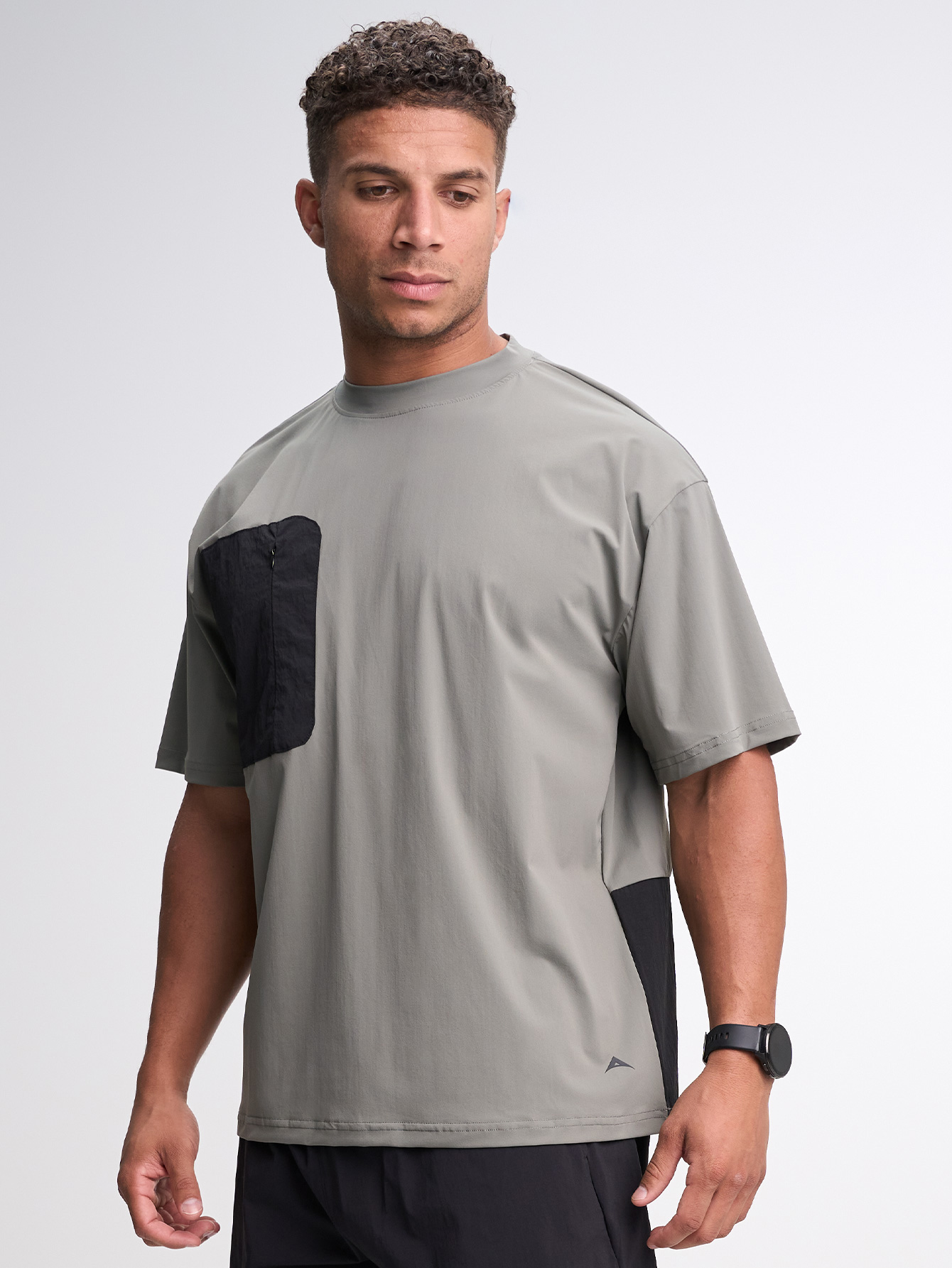Men's Casual Versatile Letter Print Oversized Sports T-Shirt