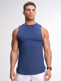 Men's Casual Solid Color Tank Top, Versatile For Summer