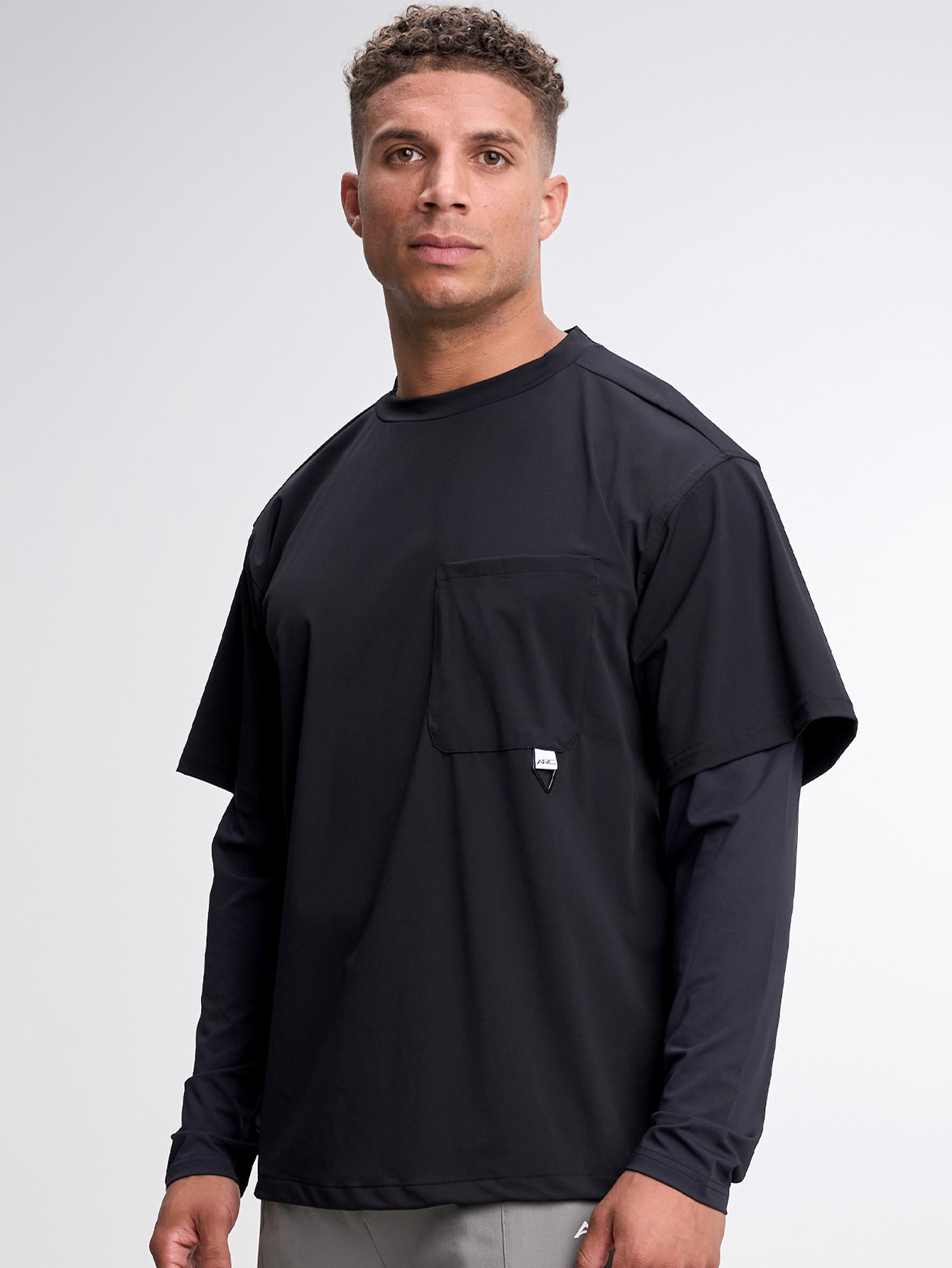 Casual Loose Fit Graphic Print Crew Neck Men T-Shirts