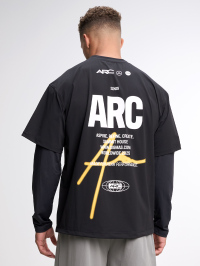 Casual Loose Fit Graphic Print Crew Neck Men T-Shirts