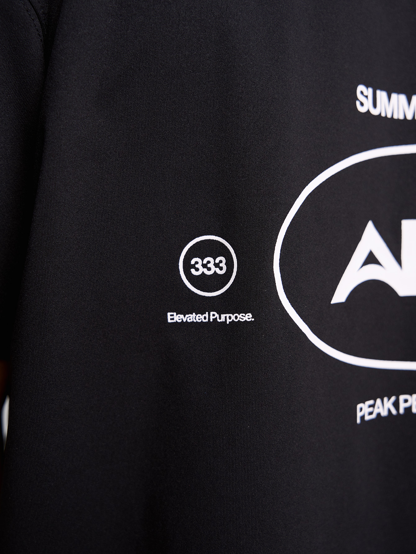 Men's Casual Versatile Letter Print Short Sleeve T-Shirt ARC1096-BLK-Black