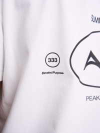 Men's Casual Versatile Letter Print Short Sleeve T-Shirt ARC1096-WHT-White