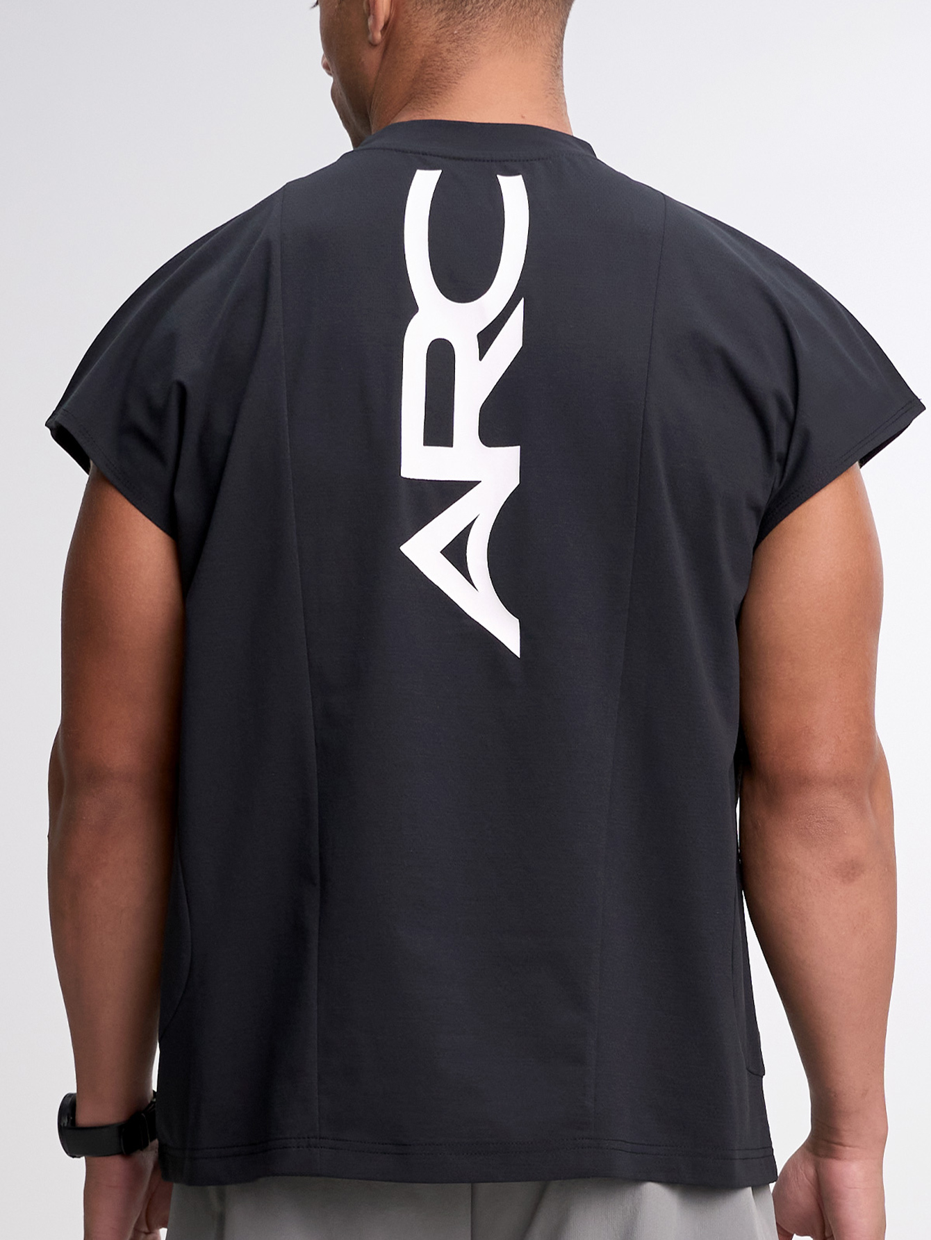 Men's Letter Print Round Neck Casual Raglan Sleeve Loose Fit T-Shirt