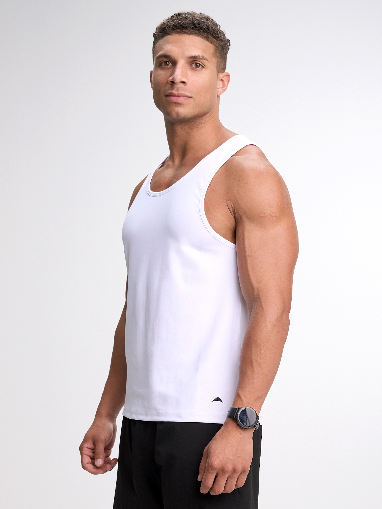 Men's Casual Solid Color Tank Top, Versatile For Summer