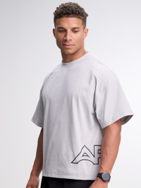Men's Casual Versatile Letter Print Oversized Sports T-Shirt