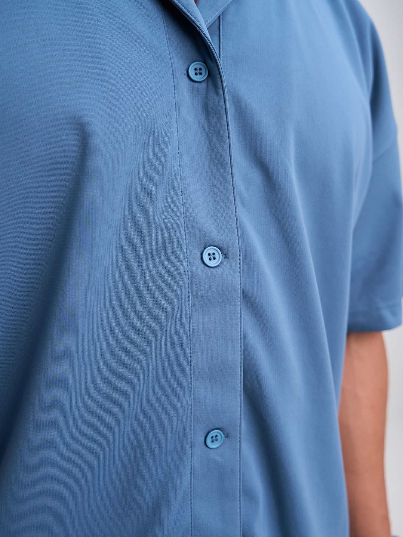 Men's Casual Versatile Letter Print Oversized Sports T-Shirt Button Down