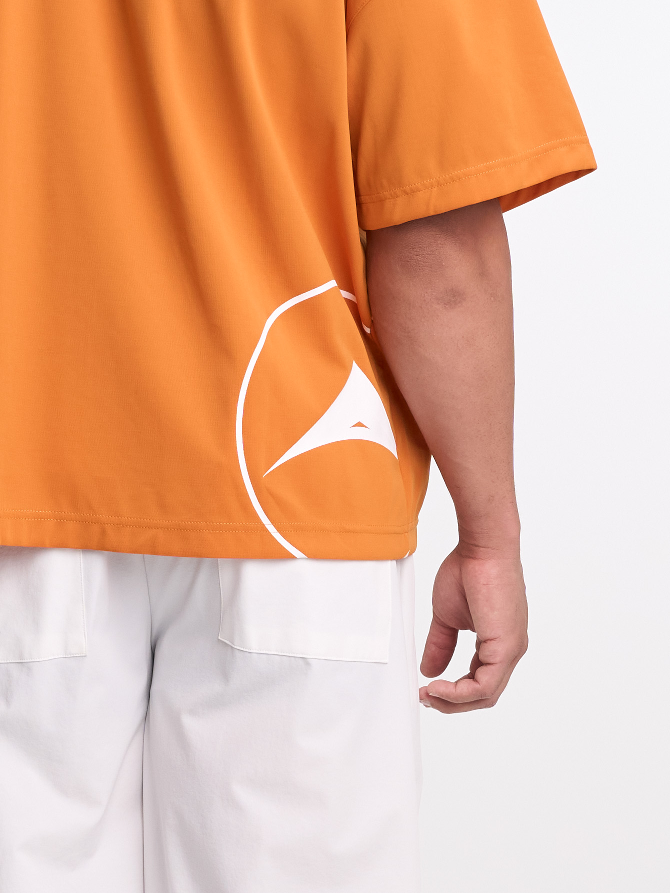 Men's Casual Versatile Letter Print Oversized Sports T-Shirt Button Down