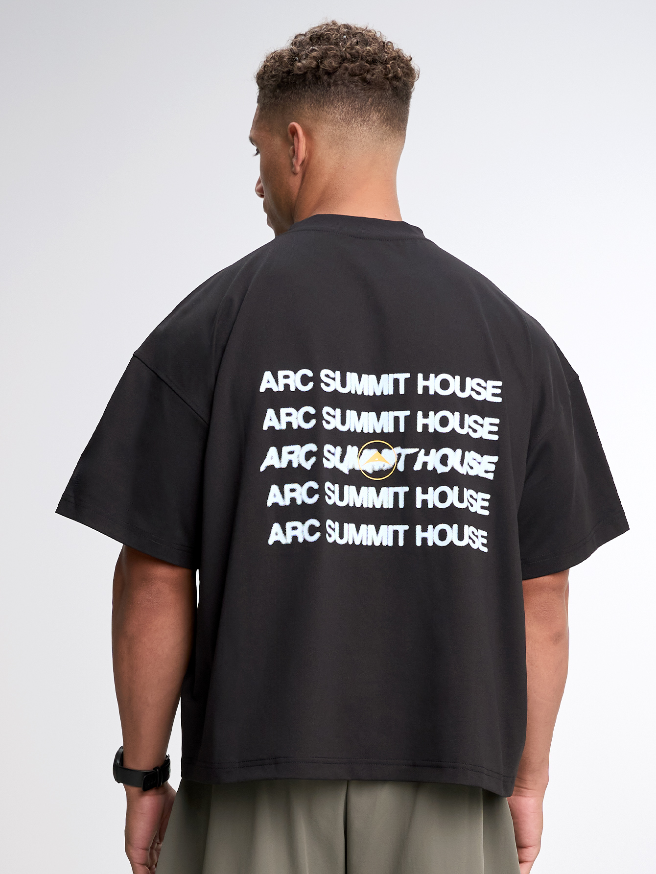 Men's Casual Versatile Letter Print Oversized Sports T-Shirt