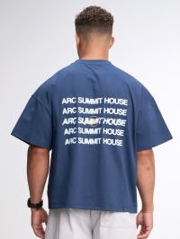 Men's Casual Versatile Letter Print Oversized Sports T-Shirt