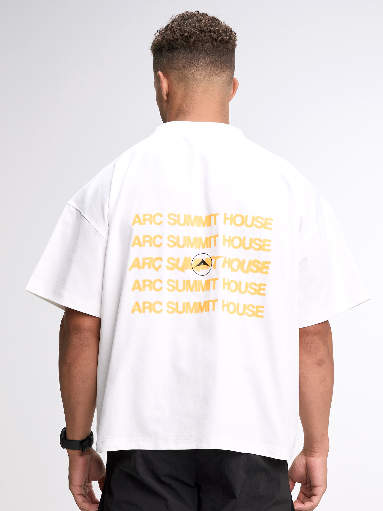 Men's Casual Versatile Letter Print Oversized Sports T-Shirt