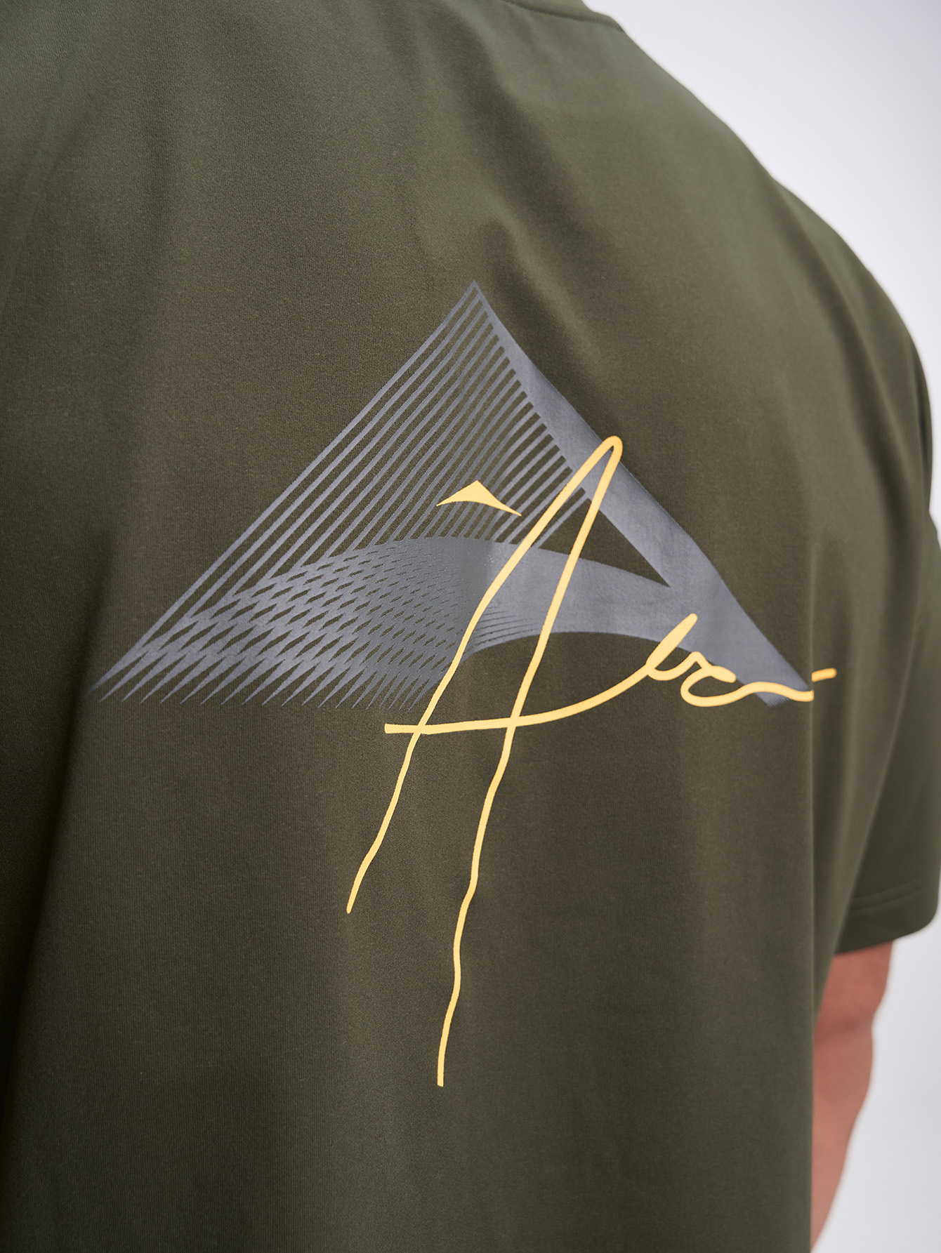 Men's Casual Versatile Letter Print Oversized Sports T-Shirt