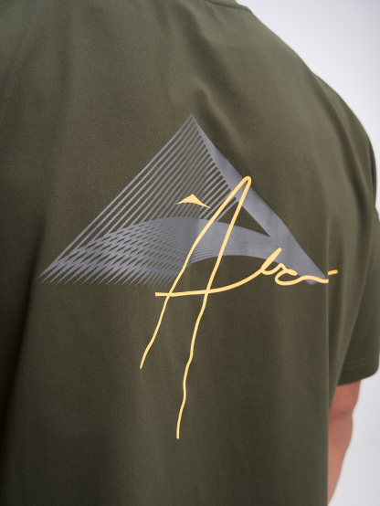 Men's Casual Versatile Letter Print Oversized Sports T-Shirt