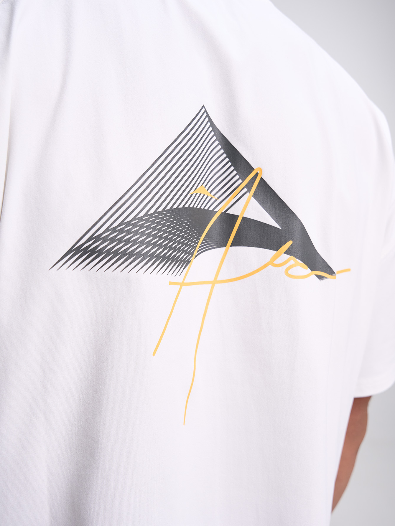 Men's Casual Versatile Letter Print Oversized Sports T-Shirt