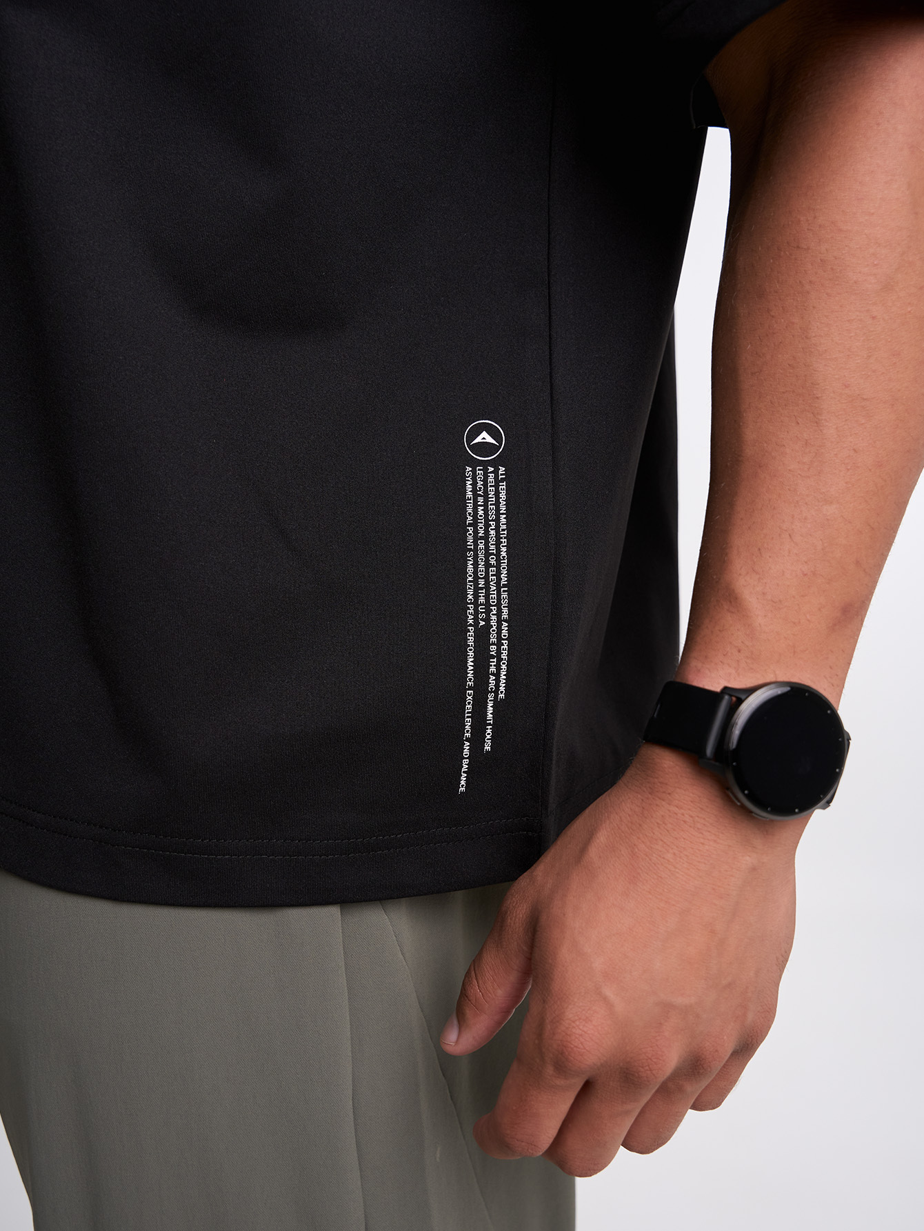 Men's Casual Versatile Letter Print Oversized Sports T-Shirt